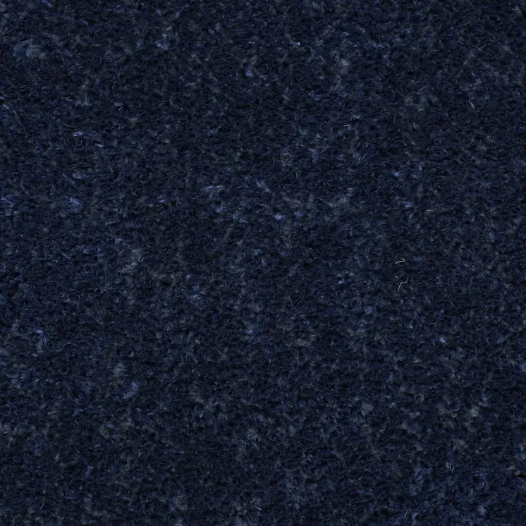 5' X 7' Navy Blue Shag Power Loom Area Rug