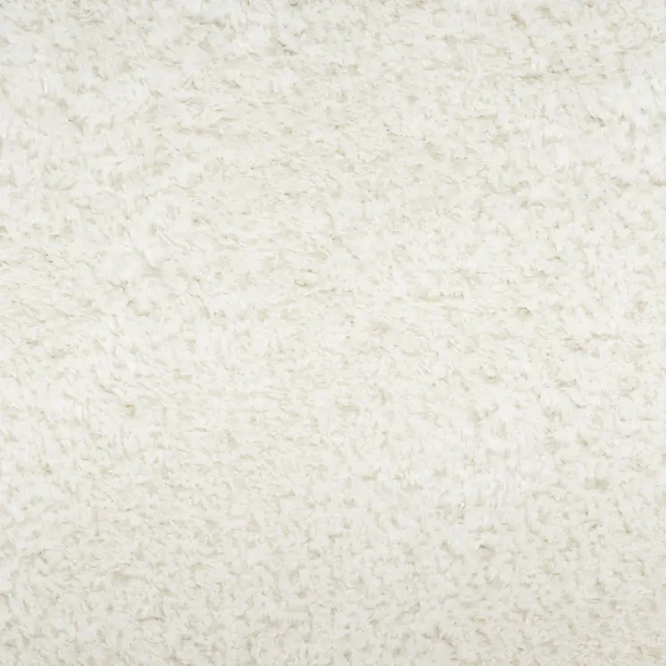 8' X 10' Ivory Shag Area Rug