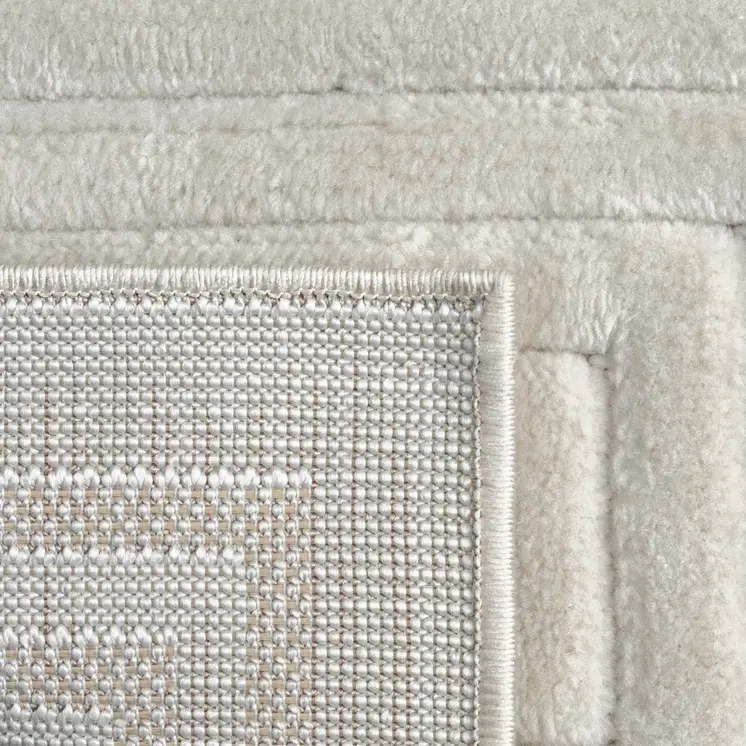 5' X 7' Ivory Geometric Area Rug