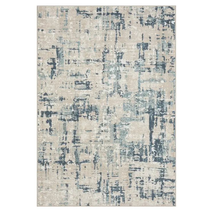 5' X 7' Gray Abstract Area Rug