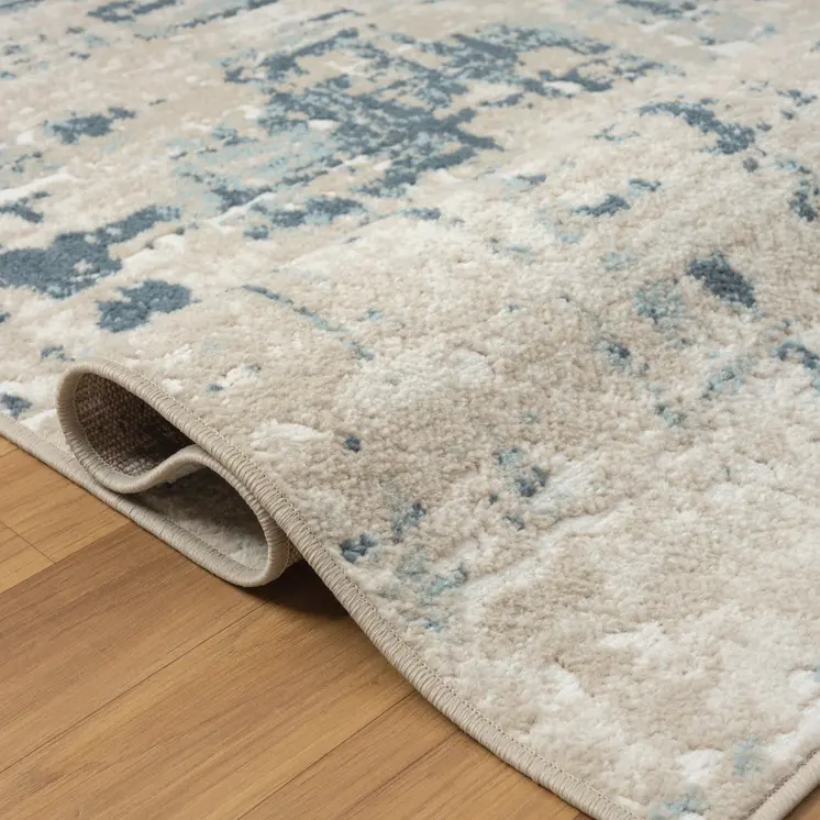 5' X 7' Gray Abstract Area Rug