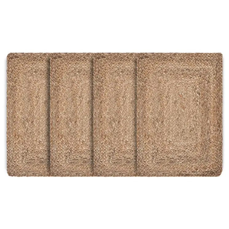 19" Set of Four Natural Jute Placemats
