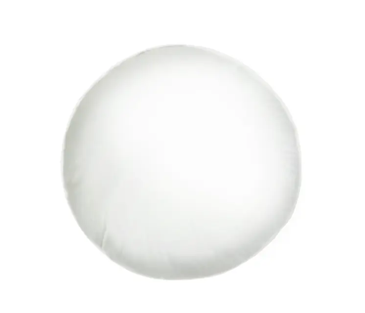 18" White Round Throw Pillow Insert