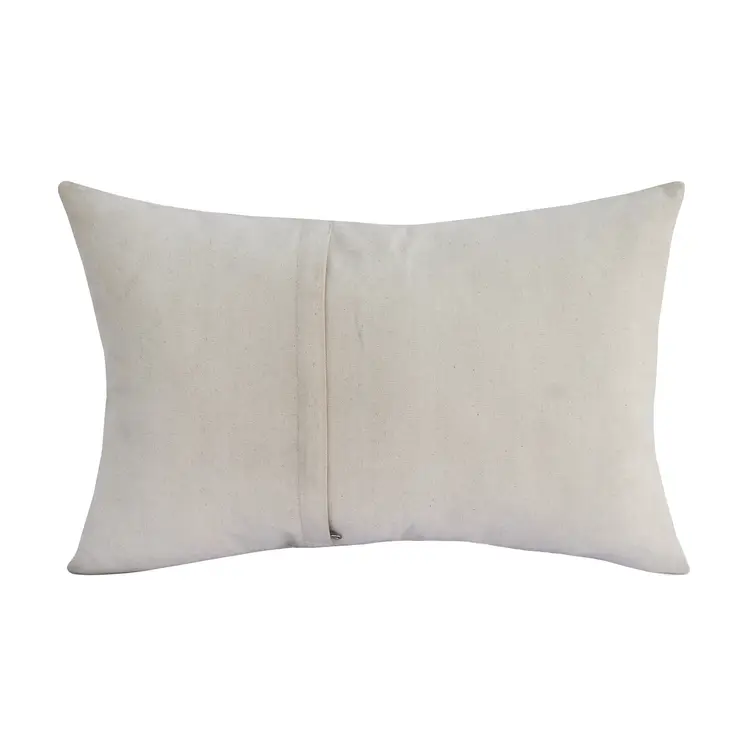 Ivory Lumbar Throw Pillow