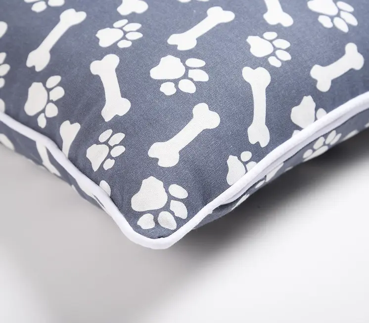 Set of Two 18" Black Cotton Throw Pillow Covers