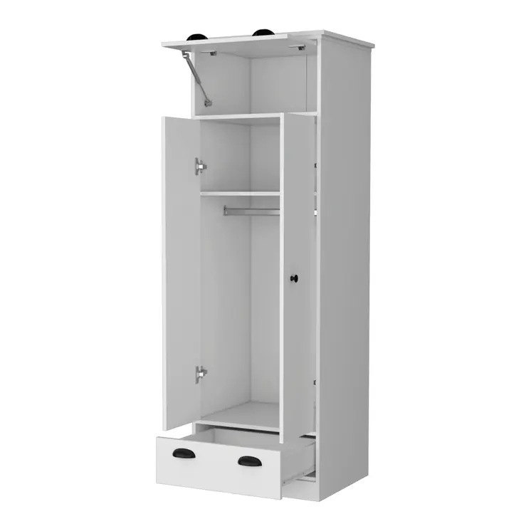 23" White Drawer Combo Dresser