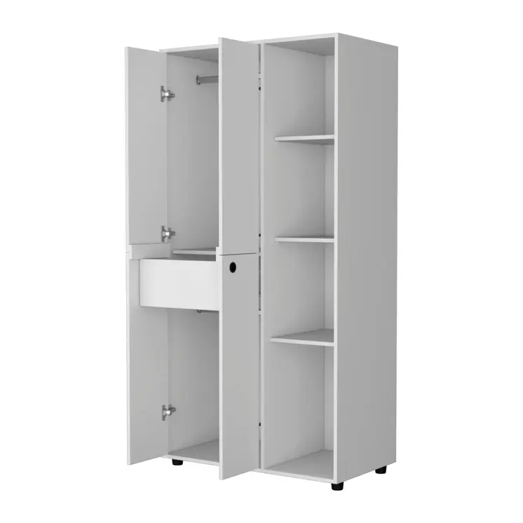 35" White Drawer Dresser