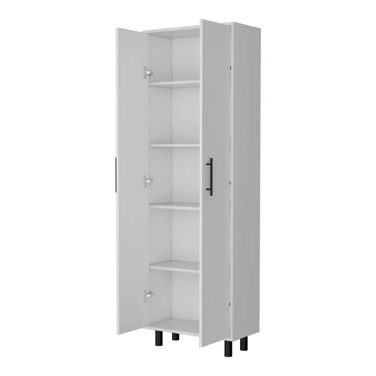 71" White Tall Pantry Cabinet