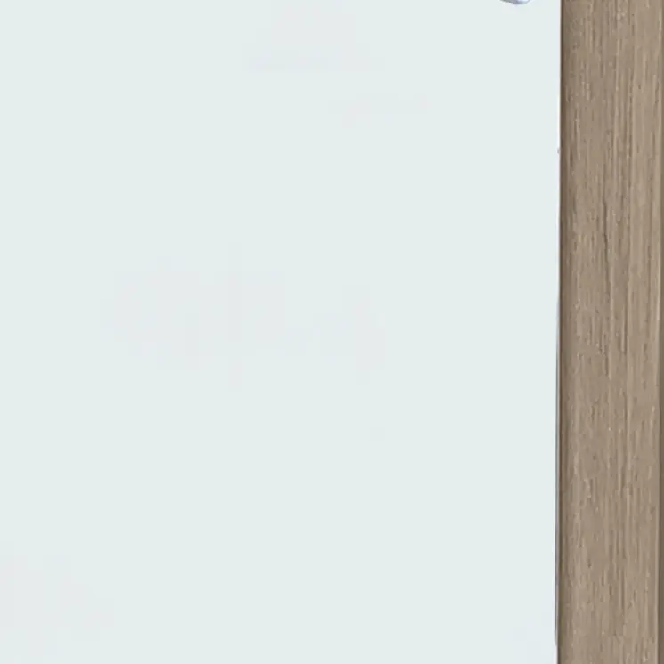 28" Brown Wood Framed Accent Mirror