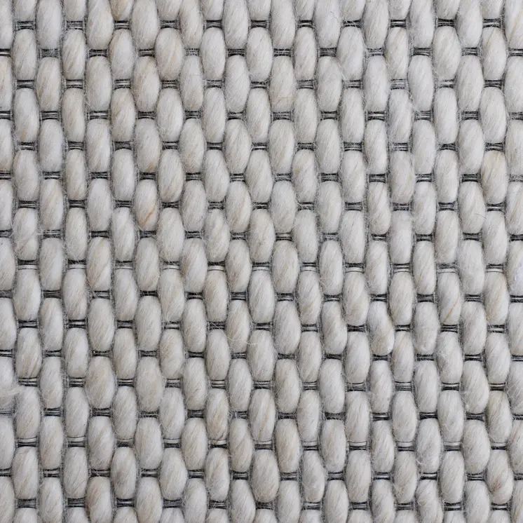8' X 10' Beige Hand Woven Non Skid Area Rug