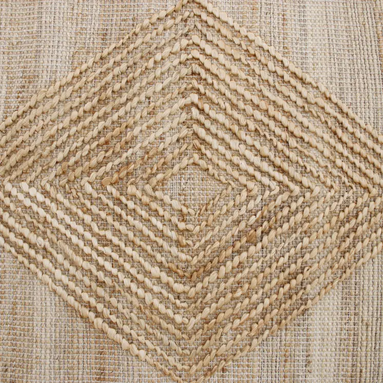 5' X 8' Brown Geometric Hand Woven Area Rug
