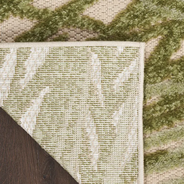 6' X 9' Red Gold Green And Teal Blue Floral Indoor Outdoor Area Rug