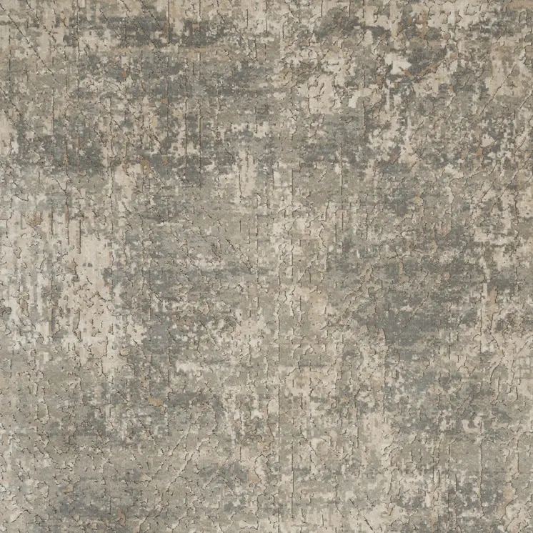 9' X 12' Beige and Gray Abstract Power Loom Area Rug