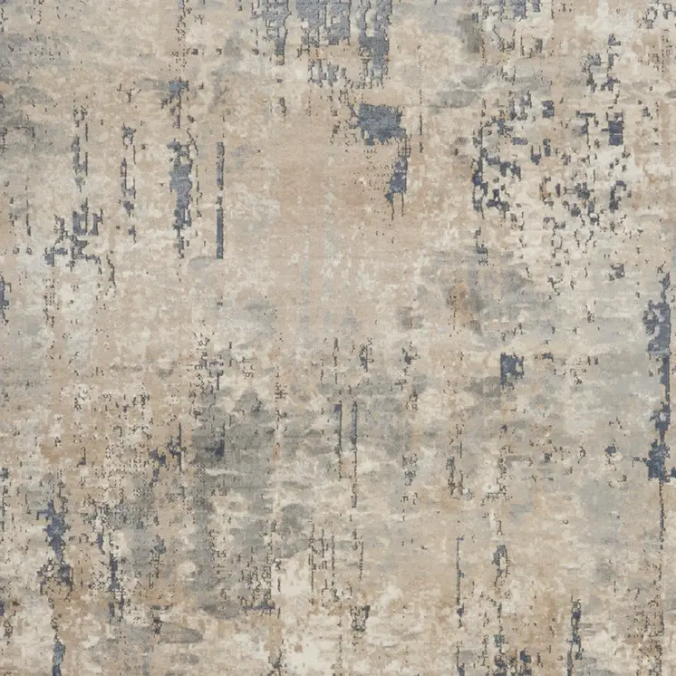 12' X 15' Beige and Gray Abstract Power Loom Area Rug