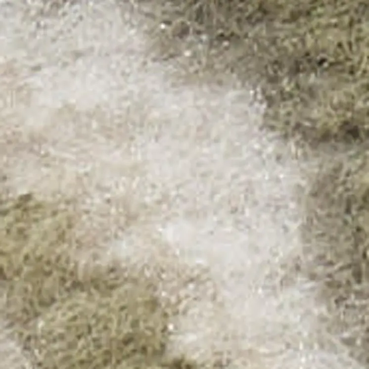 8' X 10' Green and Ivory Medallion Power Loom Distressed Area Rug