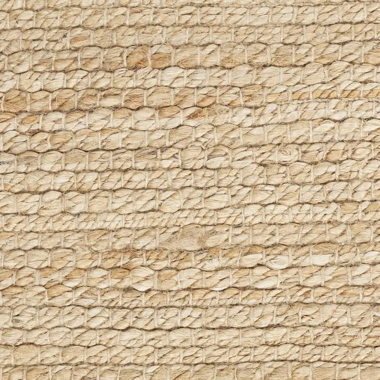 6' X 9' Natural Jute Flatweave Handmade Area Rug