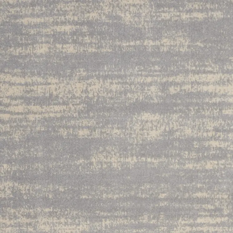 9' X 12' Gray And Beige Abstract Indoor Outdoor Area Rug