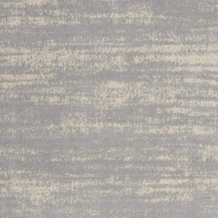 9' X 12' Gray And Beige Abstract Indoor Outdoor Area Rug