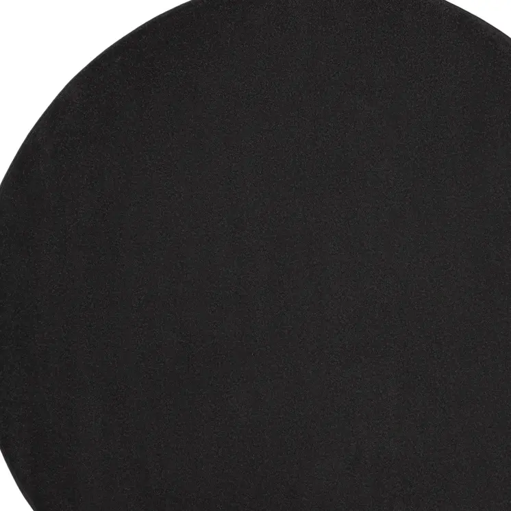 10' Black And Ivory Round Indoor Outdoor Area Rug