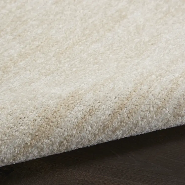10' Beige And Ivory Round Indoor Outdoor Area Rug
