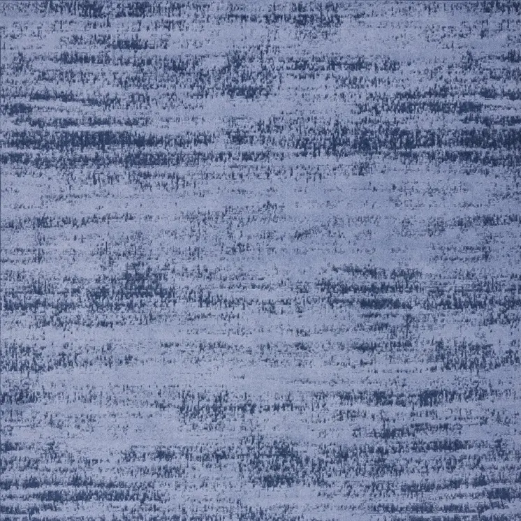 8' X 10' Denim Blue And Navy Blue Abstract Indoor Outdoor Area Rug
