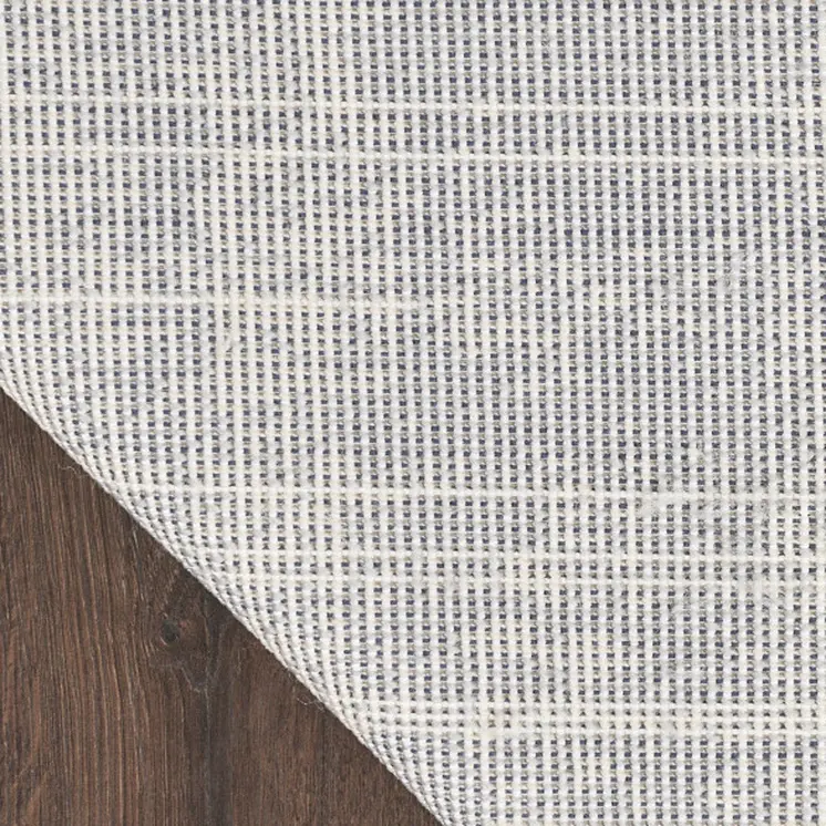 6' Gray And Beige Abstract Indoor Outdoor Runner Rug