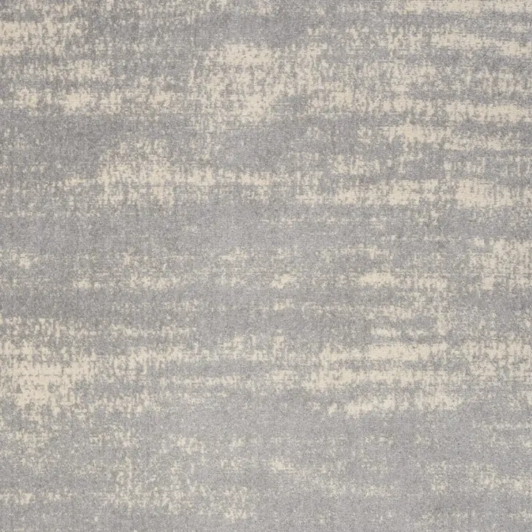4' X 6' Gray And Beige Abstract Indoor Outdoor Area Rug