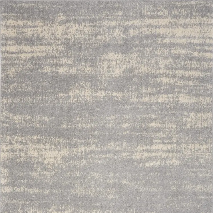 4' X 6' Gray And Beige Abstract Indoor Outdoor Area Rug