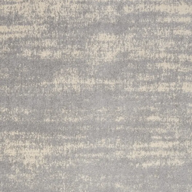 5' X 7' Gray And Beige Abstract Indoor Outdoor Area Rug