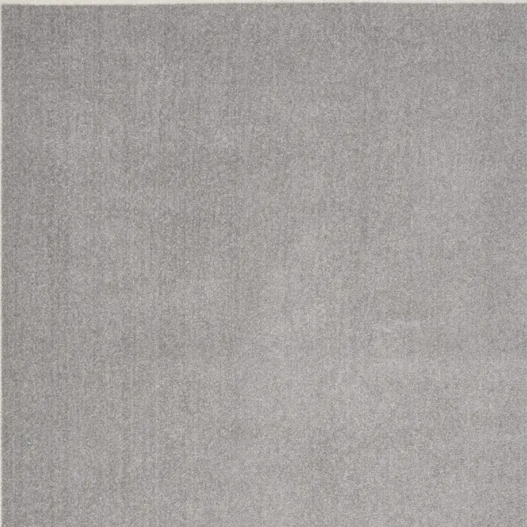 6' X 9' Gray And Ivory Indoor Outdoor Area Rug