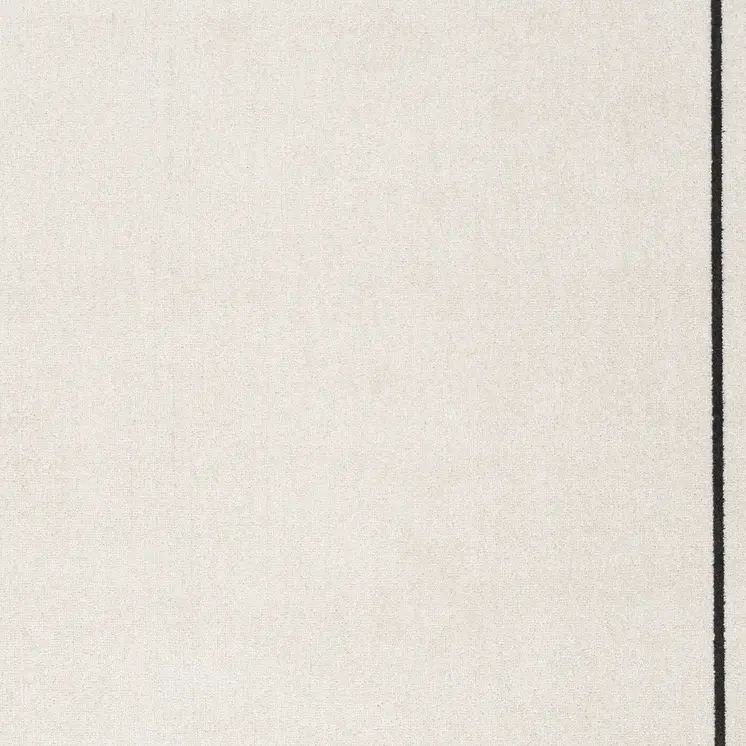 4' X 6' Ivory And Black Indoor Outdoor Area Rug