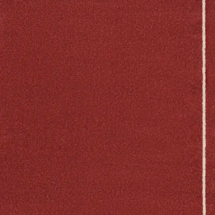 2' X 4' Red And Ivory Indoor Outdoor Area Rug