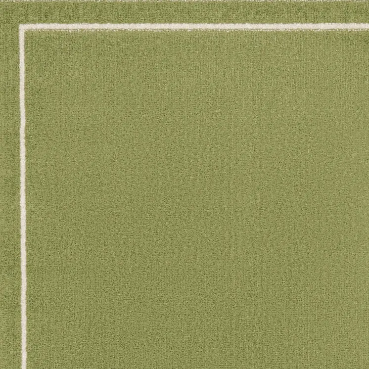 3' X 5' Green And Ivory Indoor Outdoor Area Rug