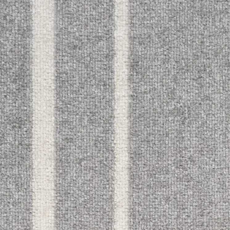 2' X 4' Gray And Ivory Indoor Outdoor Area Rug
