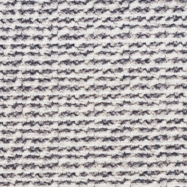 4' X 6' Gray and Ivory Abstract Power Loom Washable Non Skid Area Rug
