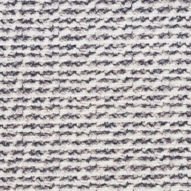 4' X 6' Gray and Ivory Abstract Power Loom Washable Non Skid Area Rug