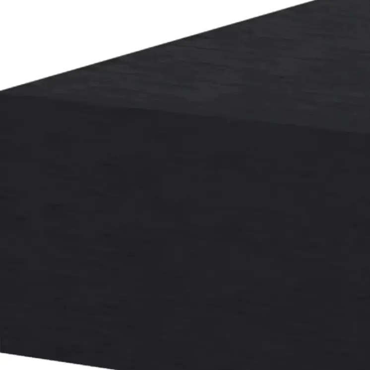 5" Black Wood One Drawer Floating Nightstand