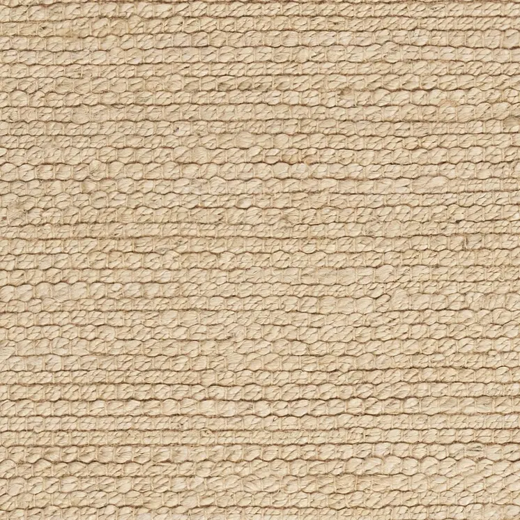2' X 3' Natural Jute Flatweave Handmade Area Rug