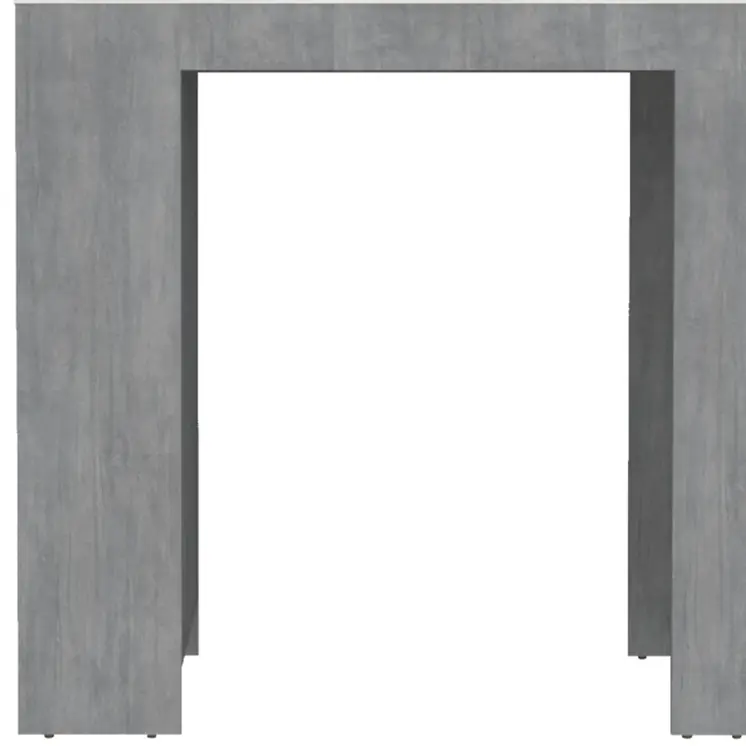 36" Gray Wood Kitchen Island With Storage