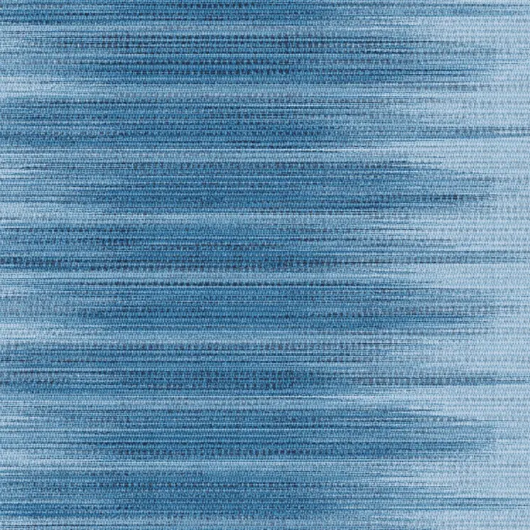 8' Blue Ombre Distressed Non Skid Runner Rug