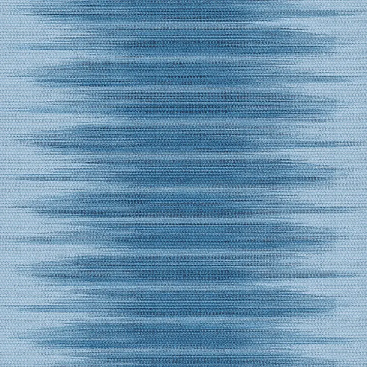 8' Blue Ombre Distressed Non Skid Runner Rug