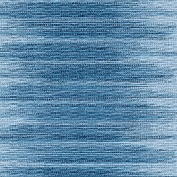 8' Blue Ombre Distressed Non Skid Runner Rug