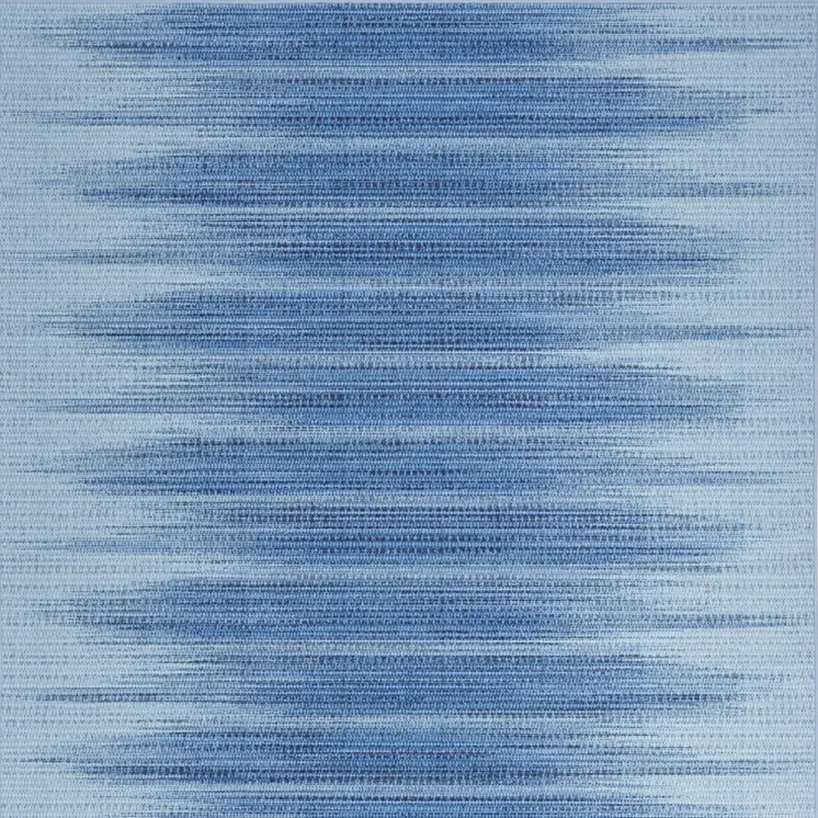5' X 7' Blue Ombre Distressed Non Skid Area Rug