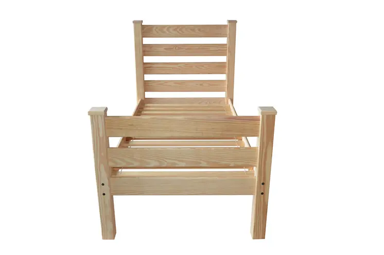 Natural Solid Wood Twin Bed Frame