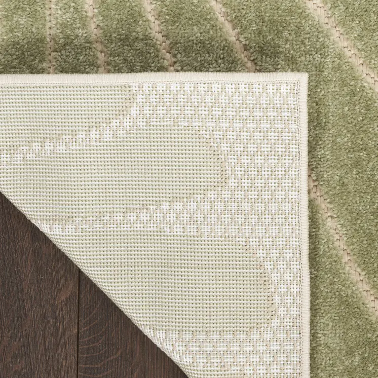 10' X 14' Ivory Green Yellow Blue And Dark Green Starfish Indoor Outdoor Area Rug