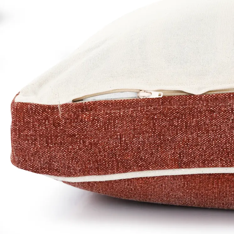 24" X 36" Stonewashed Red Medallion Pillow Style Pet Bed With Removable Cover