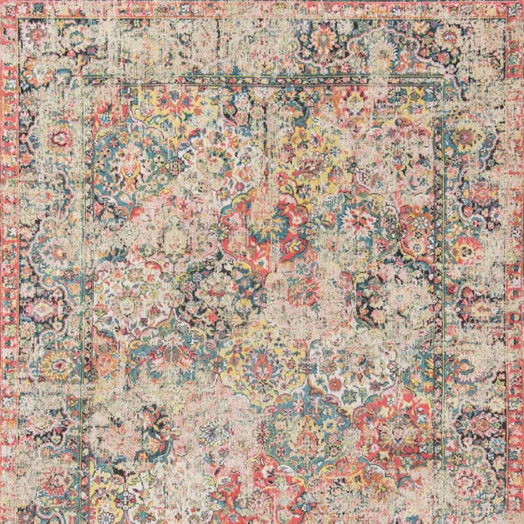 8' X 11' Red Oriental Non Skid Area Rug