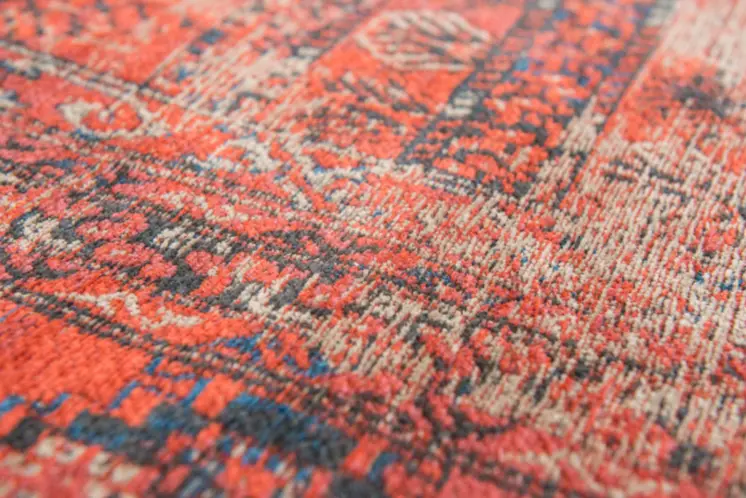 6' X 8' Red Oriental Non Skid Area Rug