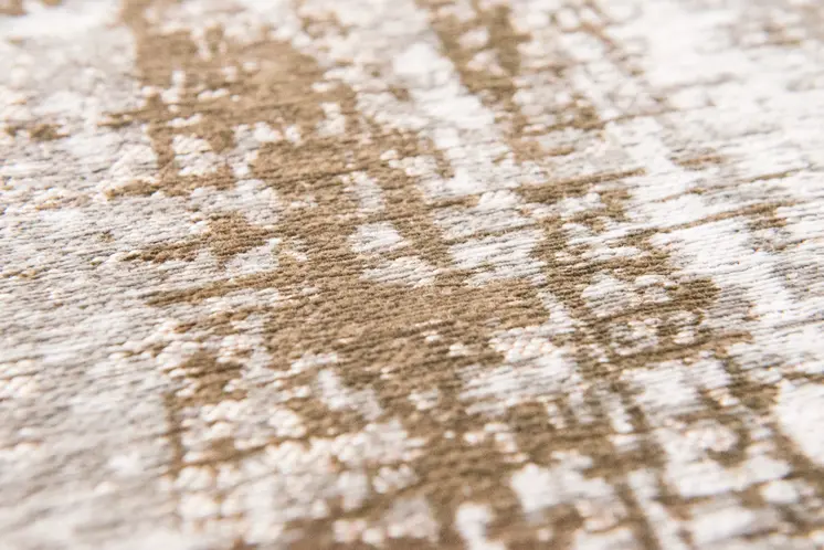6' X 8' Gray and Beige Abstract Non Skid Area Rug