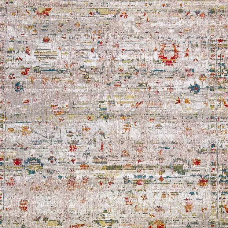 9' X 13' Gray and Brown Oriental Non Skid Area Rug